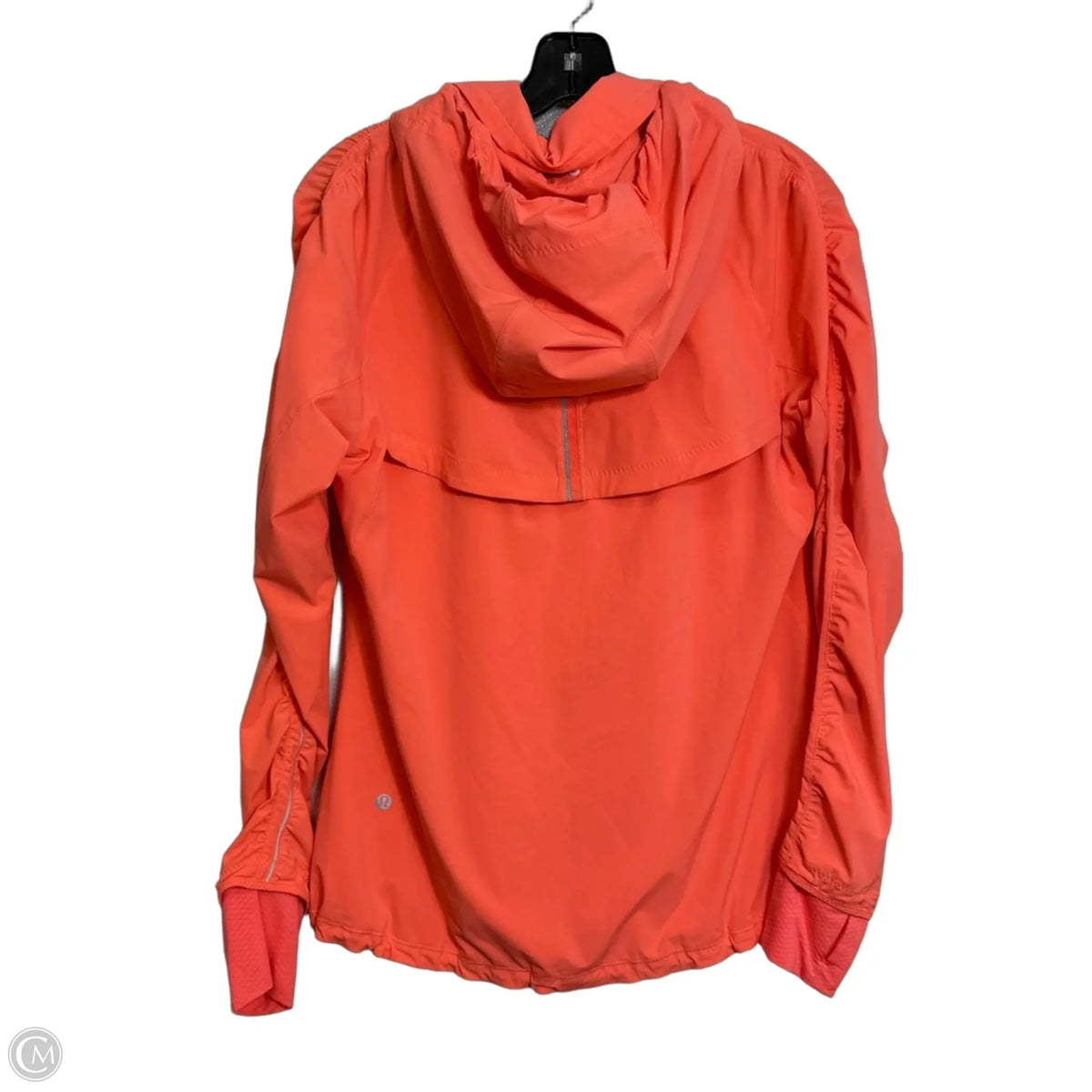 Jacket Windbreaker By Lululemon In Orange, Size: M
