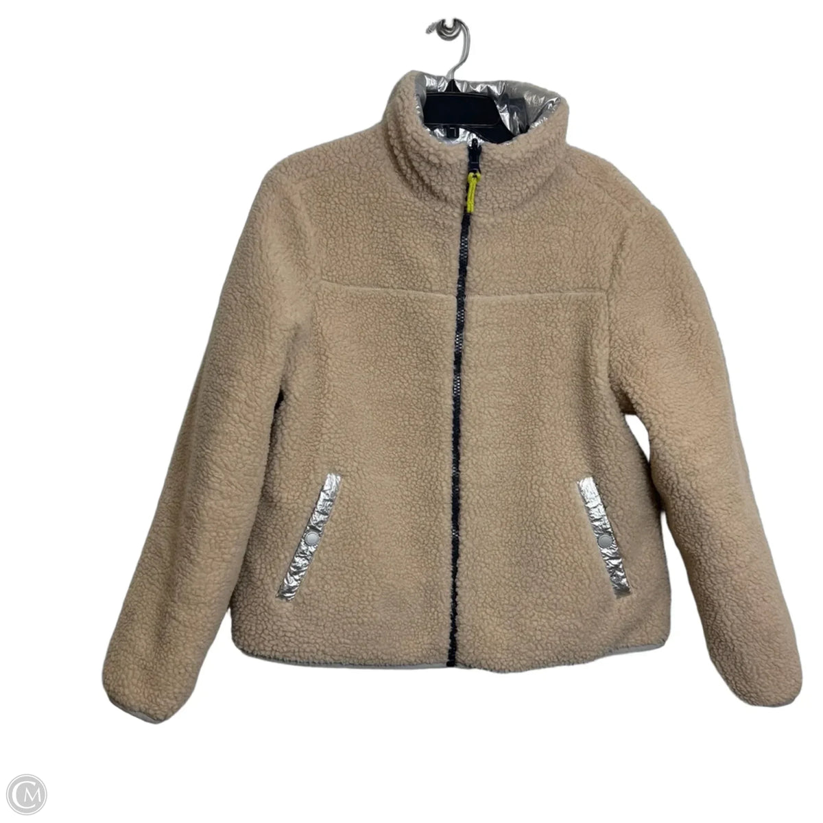 Reversible Jacket Puffer & Quilted By Boden In Silver, Size: 8