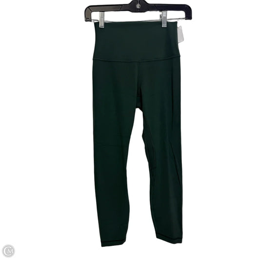 Athletic Leggings By Lululemon In Green, Size: 4