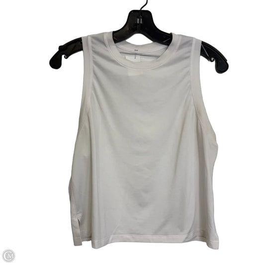 Athletic Tank Top By Lululemon In White, Size: S