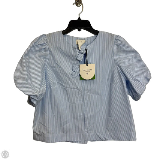 Top Short Sleeve By Kate Spade for Target-designer In Striped Pattern, Size: M