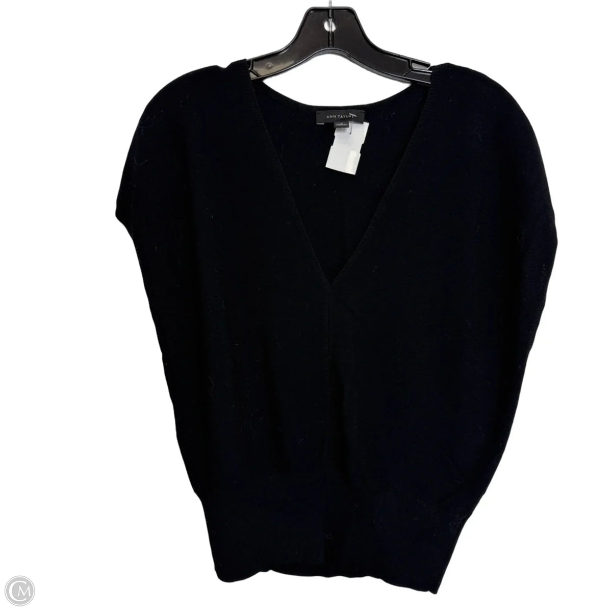 Top Sleeveless By Ann Taylor In Black, Size: M