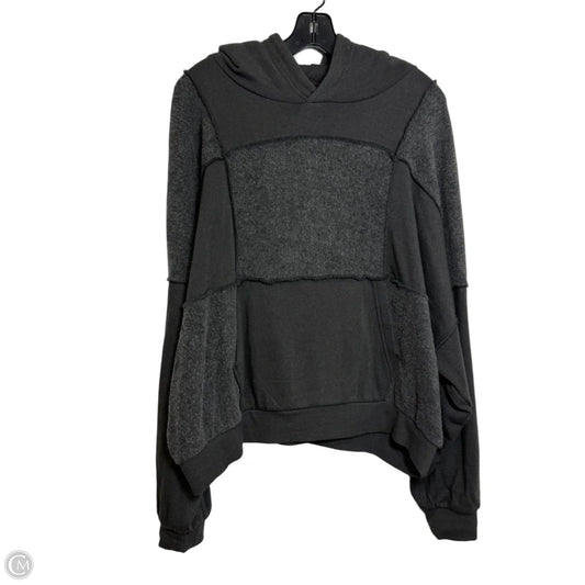 Sweatshirt Hoodie By Aerie In Grey, Size: L