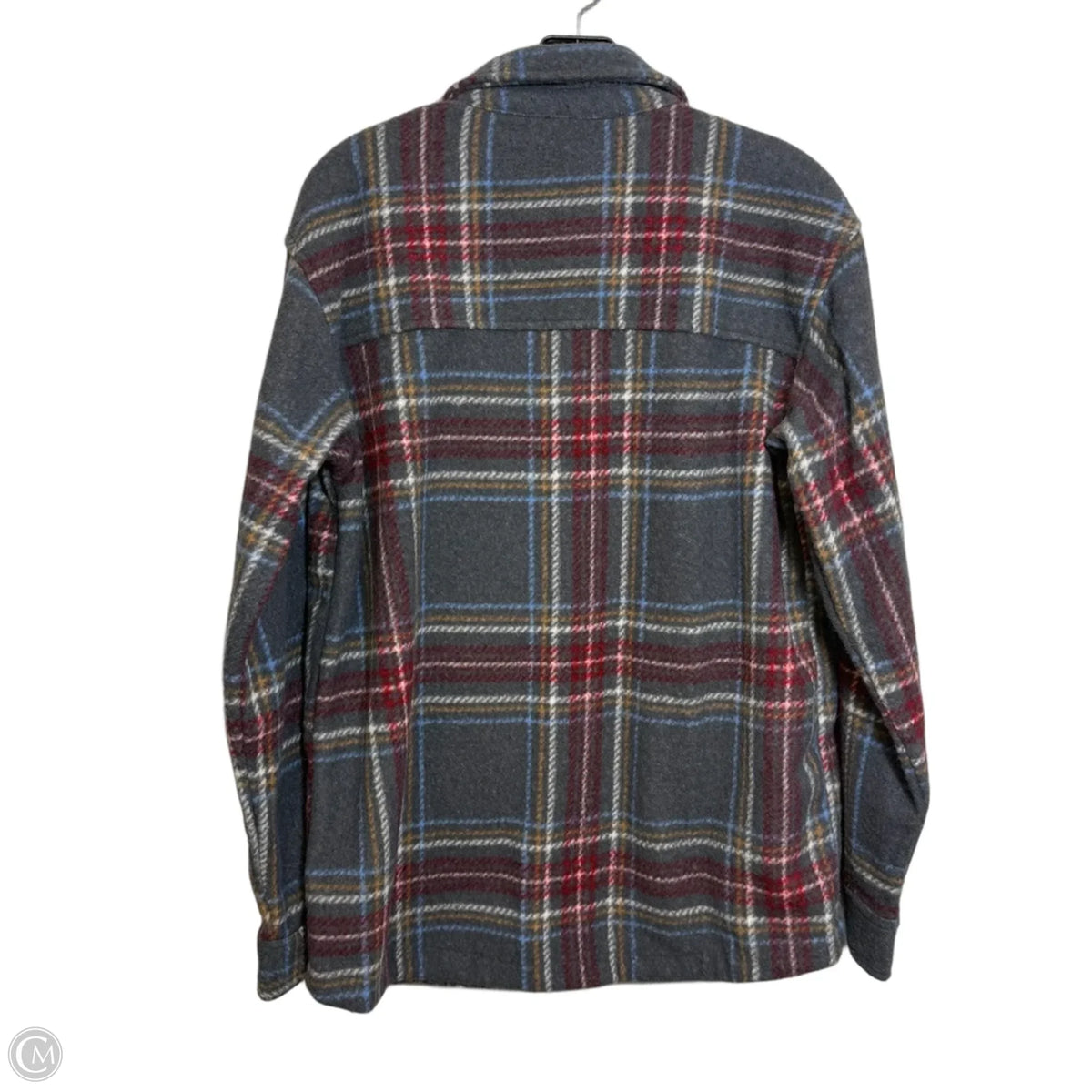 Jacket Shirt By Maurices In Plaid Pattern, Size: S