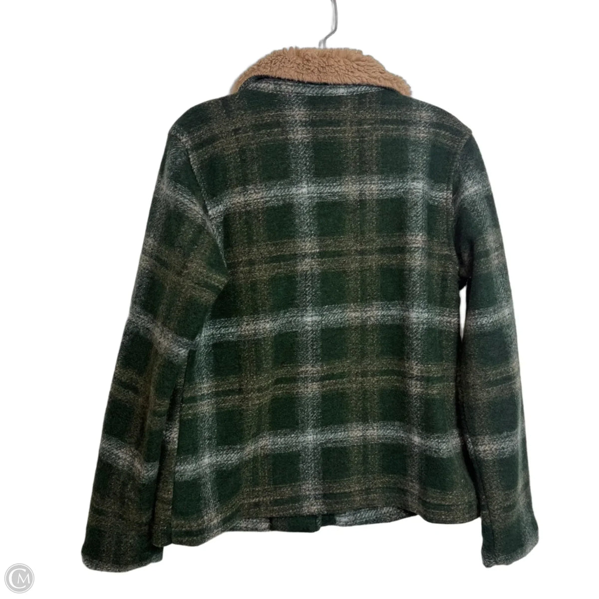 Jacket Shirt By Maurices In Plaid Pattern, Size: S