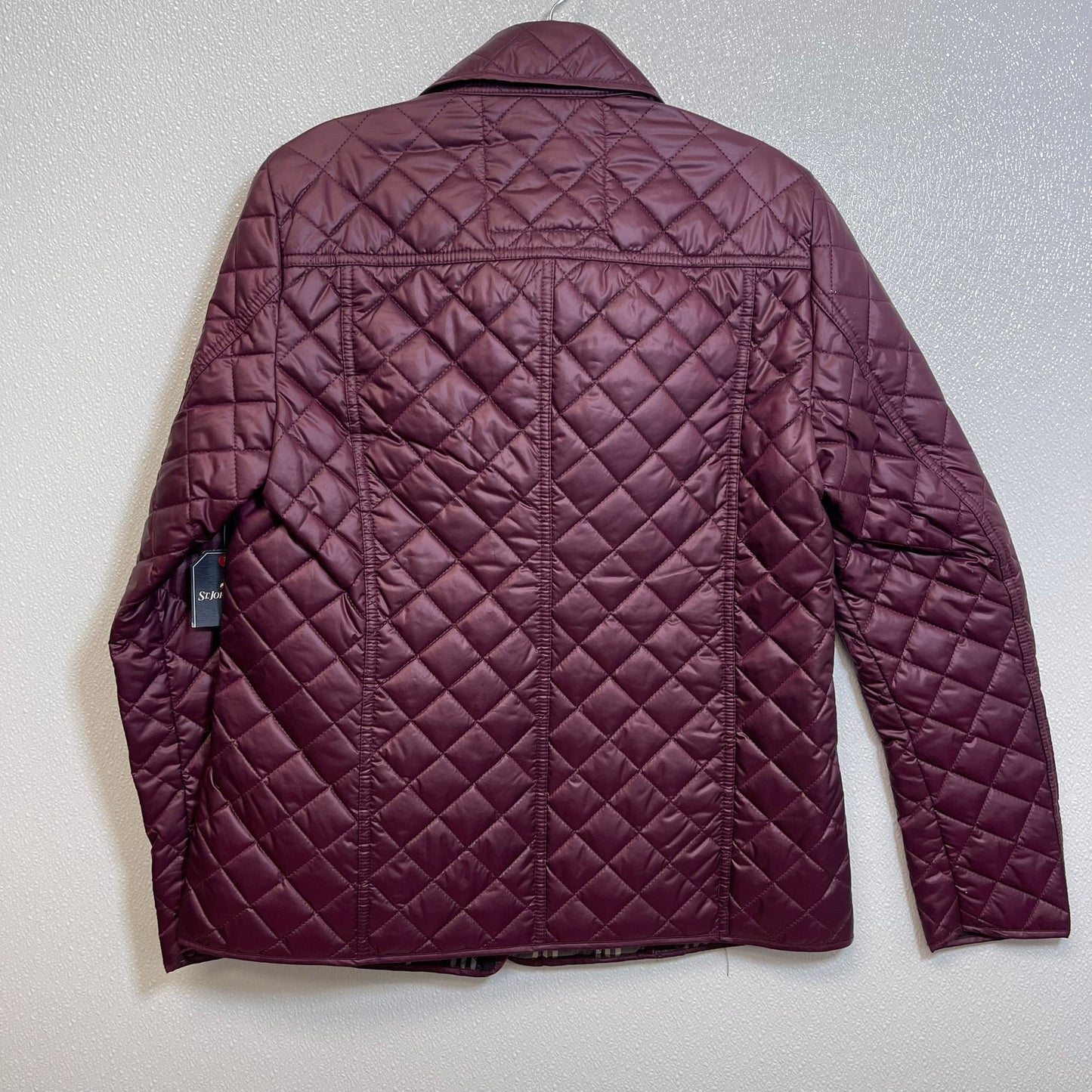 Jacket Puffer & Quilted By St Johns Bay O In Wine, Size: S