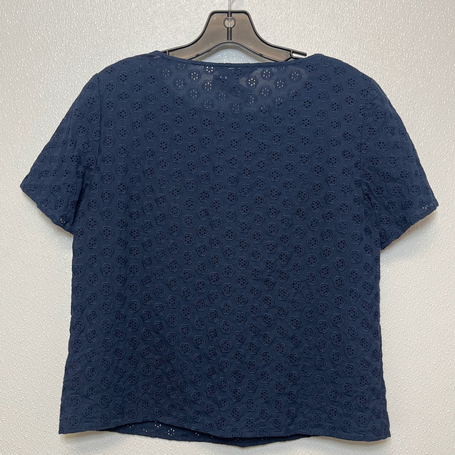 Navy Top Short Sleeve Brooks Brothers, Size 8