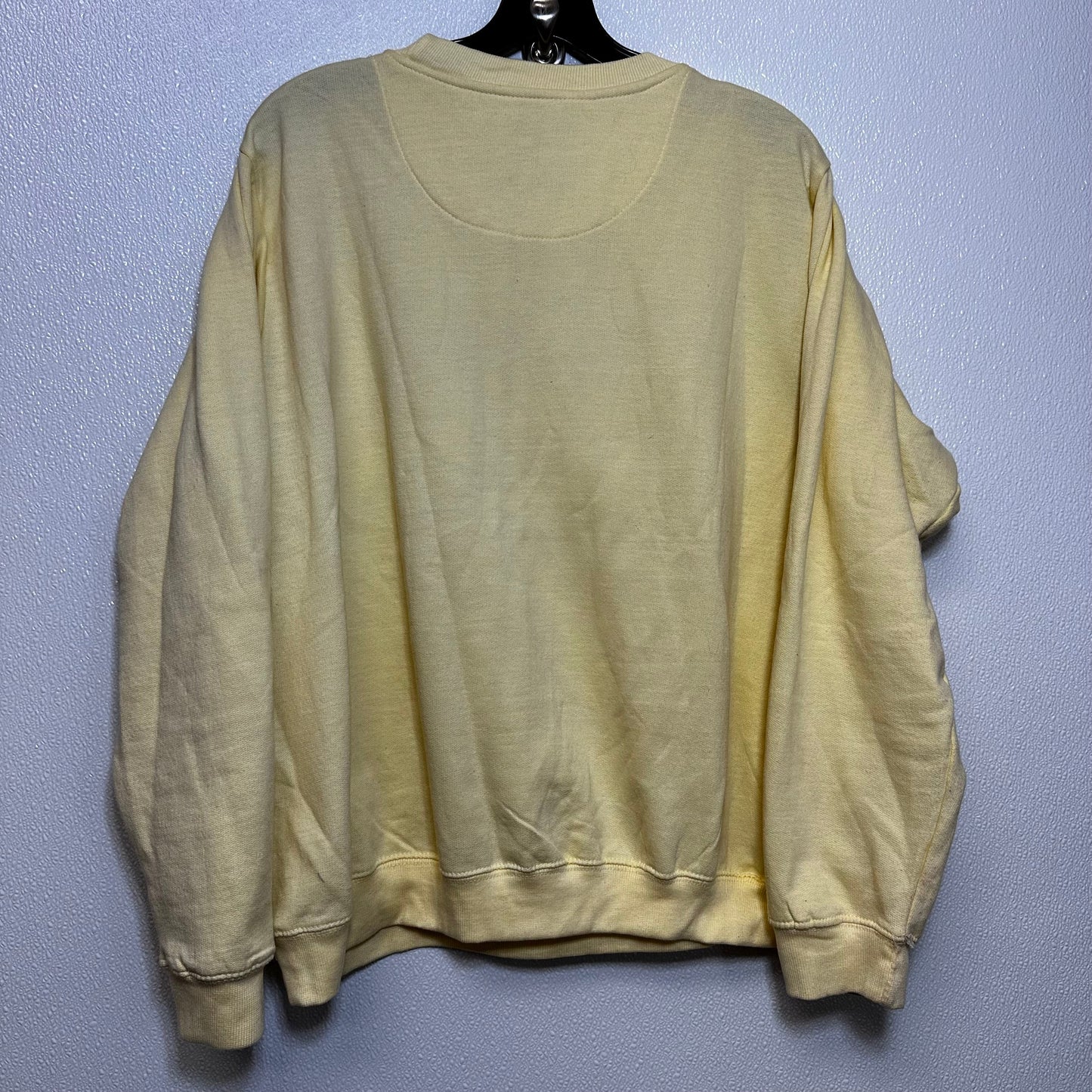 Yellow Sweatshirt Crewneck Clothes Mentor, Size Xxl