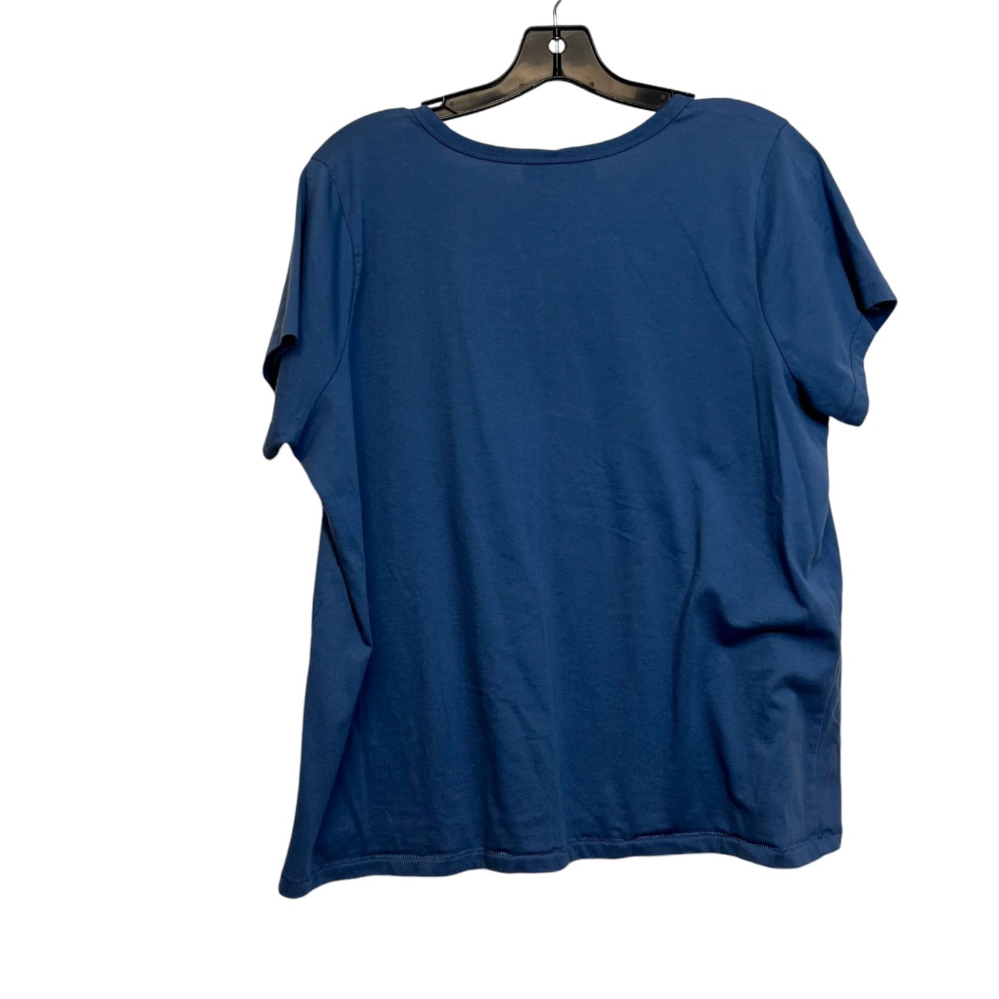 Top Short Sleeve Basic By Torrid In Blue, Size: 1x