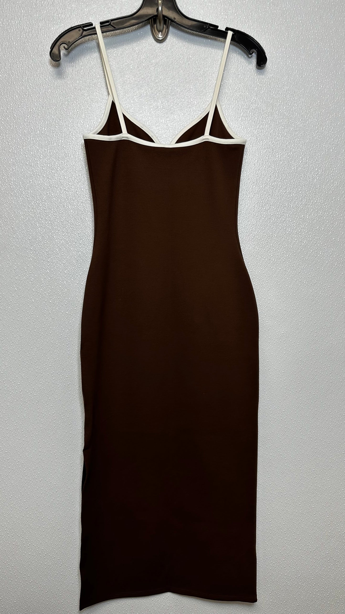 Dress Casual Midi By Abercrombie And Fitch In Brown, Size: Xs TALL