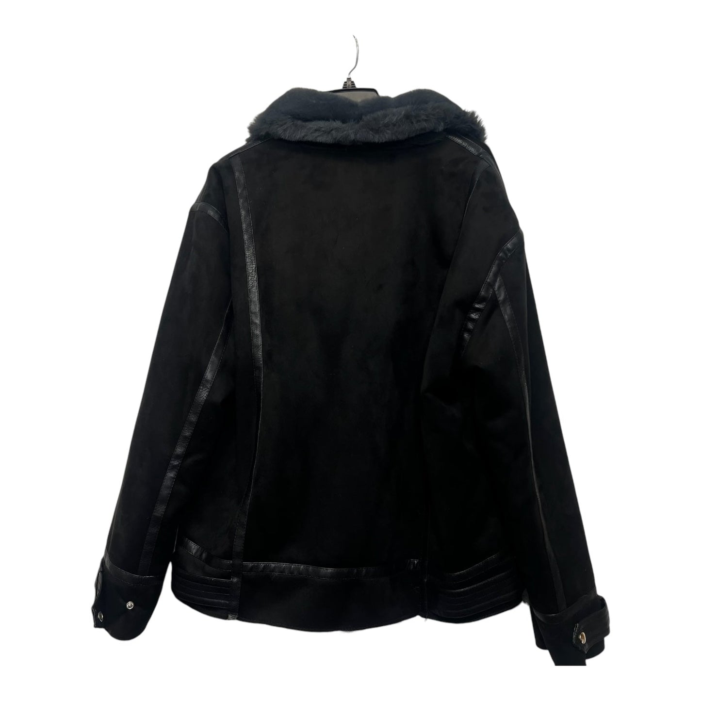 Jacket Moto By Shein In Black, Size: XL