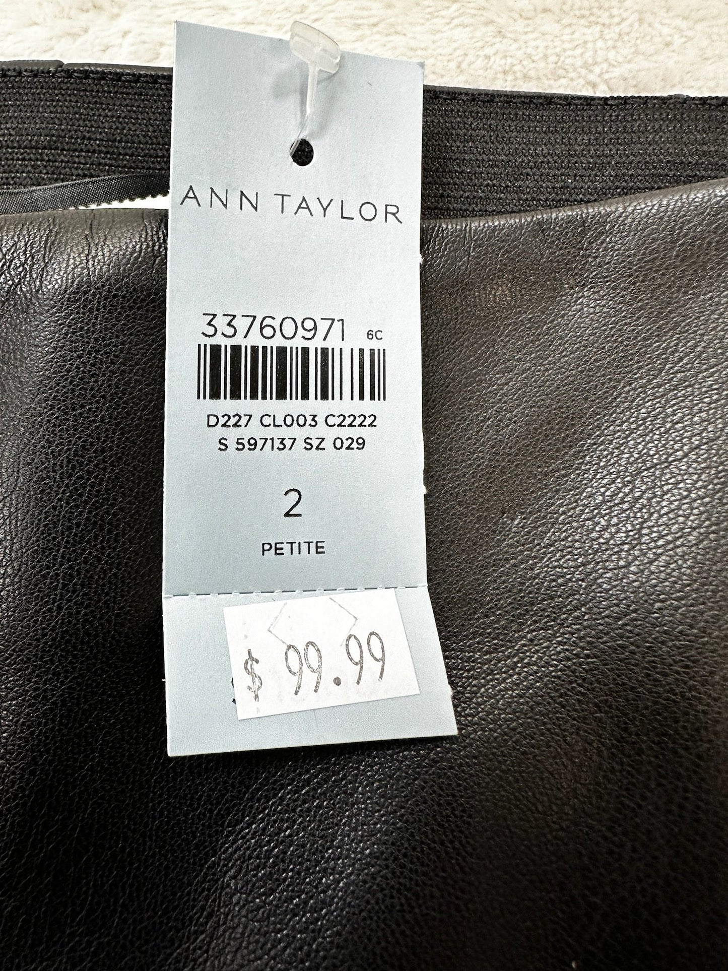 Pants Leggings By Ann Taylor O In Black, Size: 2p