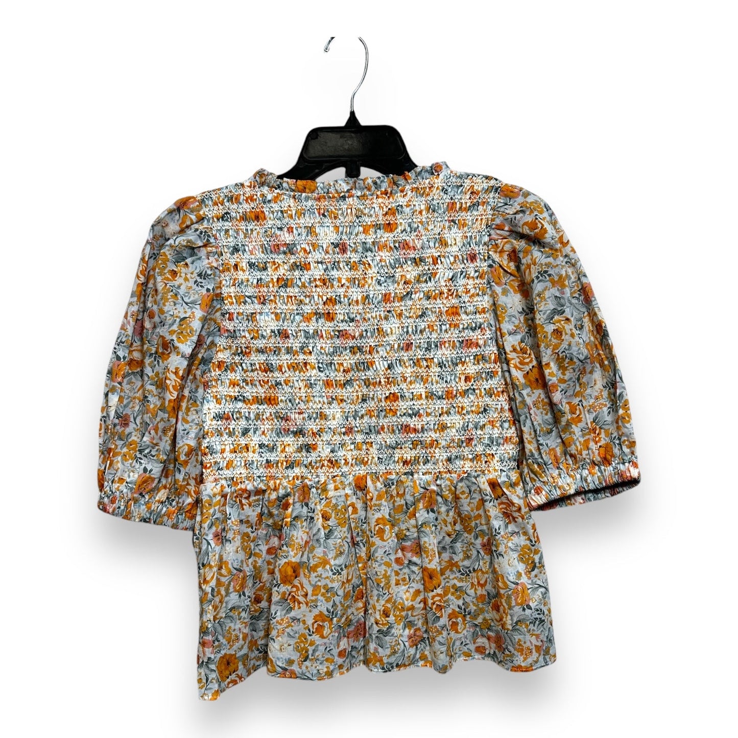 Top Short Sleeve Basic By Vici In Flowered, Size: S