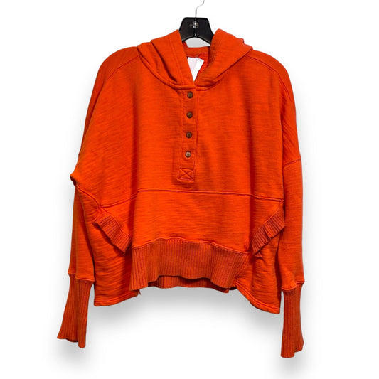 Top Long Sleeve By Free People In Orange, Size: S