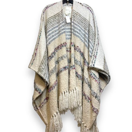 Shawl By Anthropologie In Cream, Size: Osfm