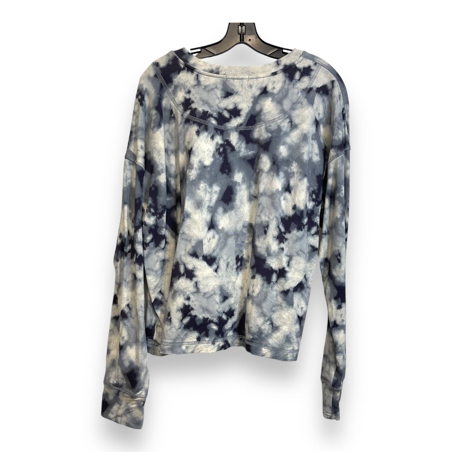 Sweatshirt Collar By Evereve In Tie Dye Print, Size: L