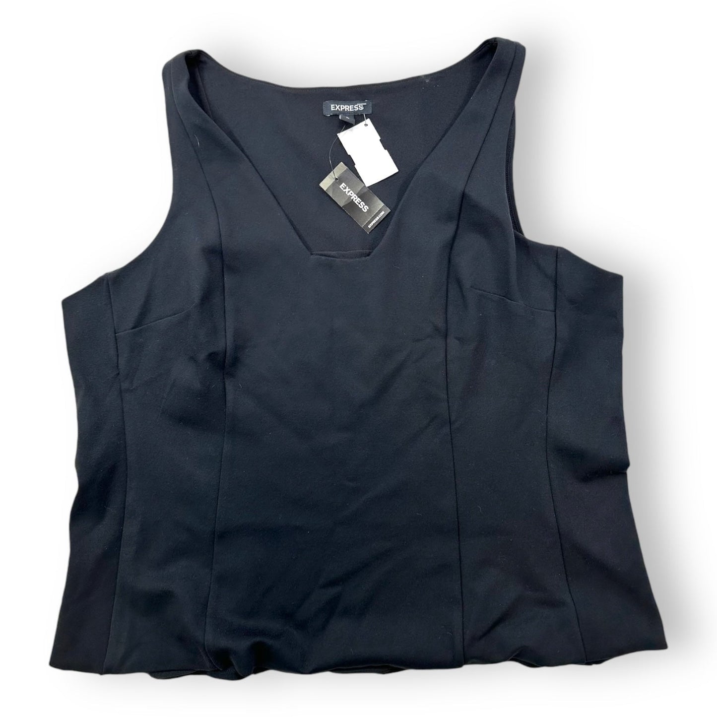 Top Sleeveless By Express In Black, Size: Xl