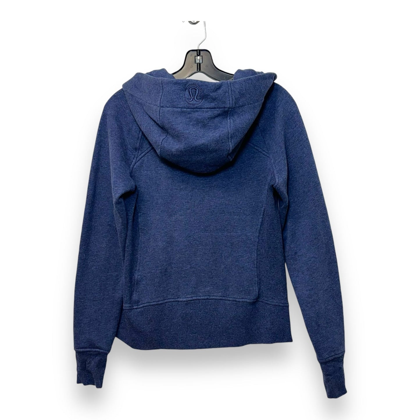 SCUBA zip Sweatshirt Hoodie By Lululemon In Blue, Size: 6