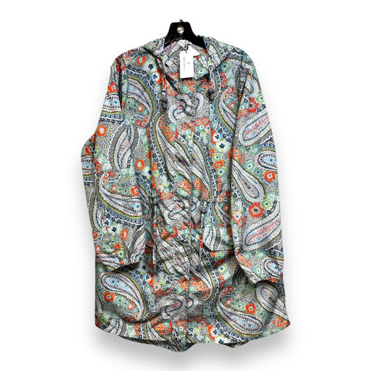 Jacket Windbreaker By Vera Bradley In Multi-colored, Size: Xl