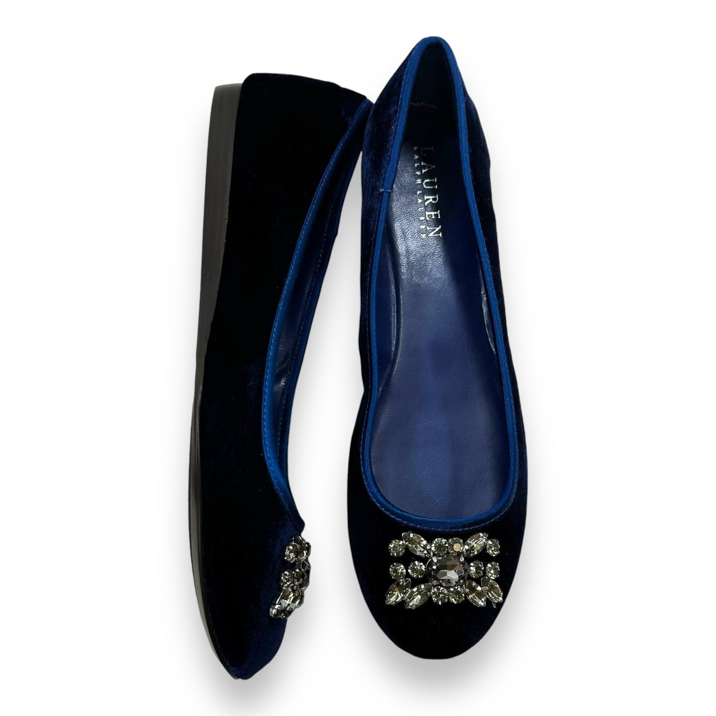 Shoes Flats By Lauren By Ralph Lauren In Blue, Size: 9