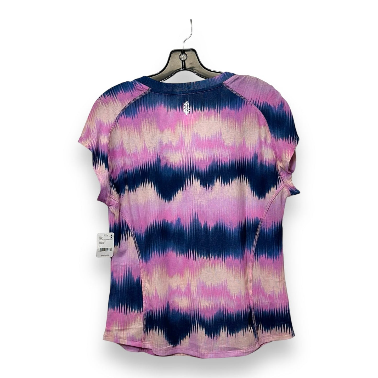 Athletic Top Short Sleeve By Free People In Multi-colored, Size: Xl