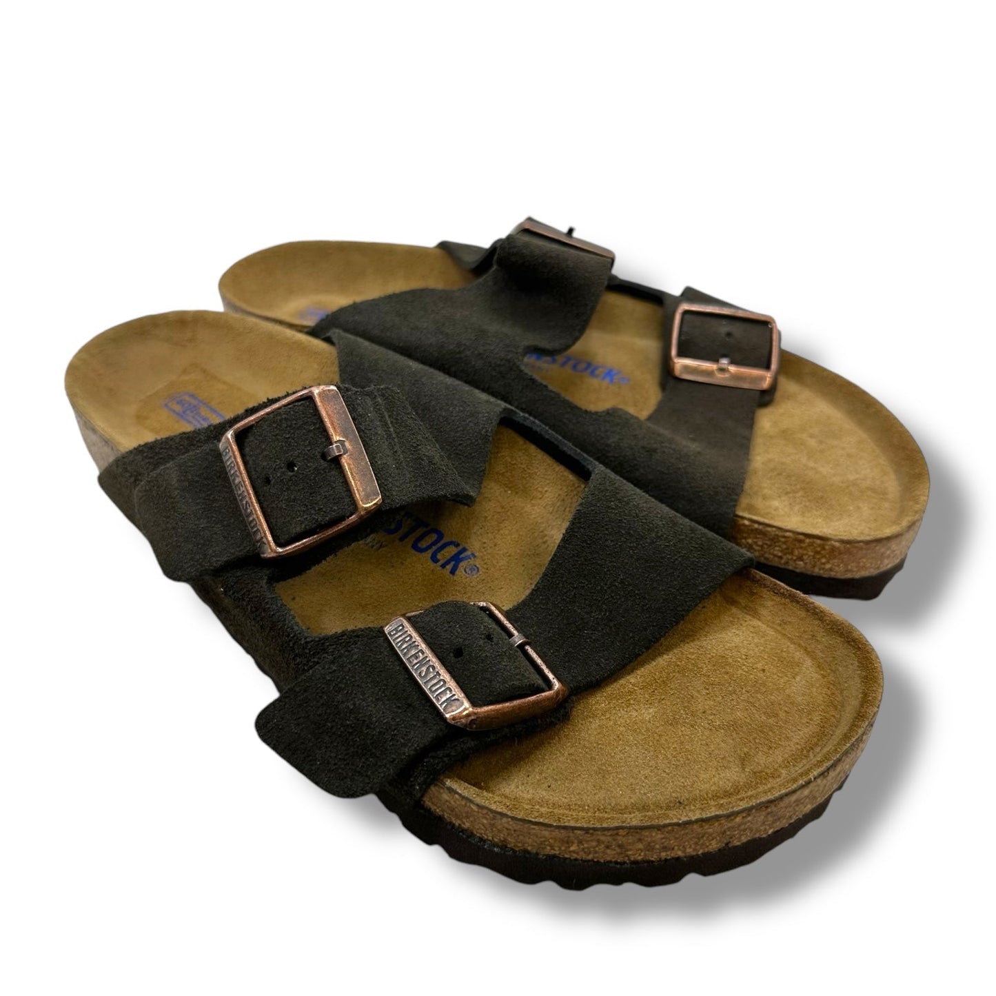 Sandals Flip Flops By Birkenstock In Brown, Size: 7