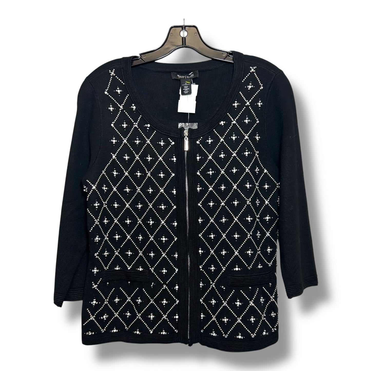 Cardigan By White House Black Market In Black, Size: M