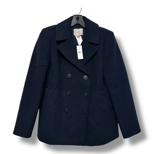 Coat Peacoat By Loft In Navy, Size: Xs