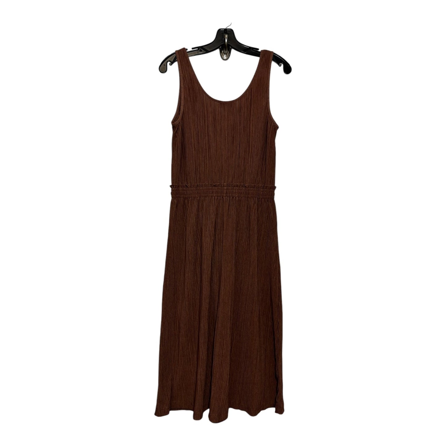 Dress Casual Midi By Loft In Brown, Size: S