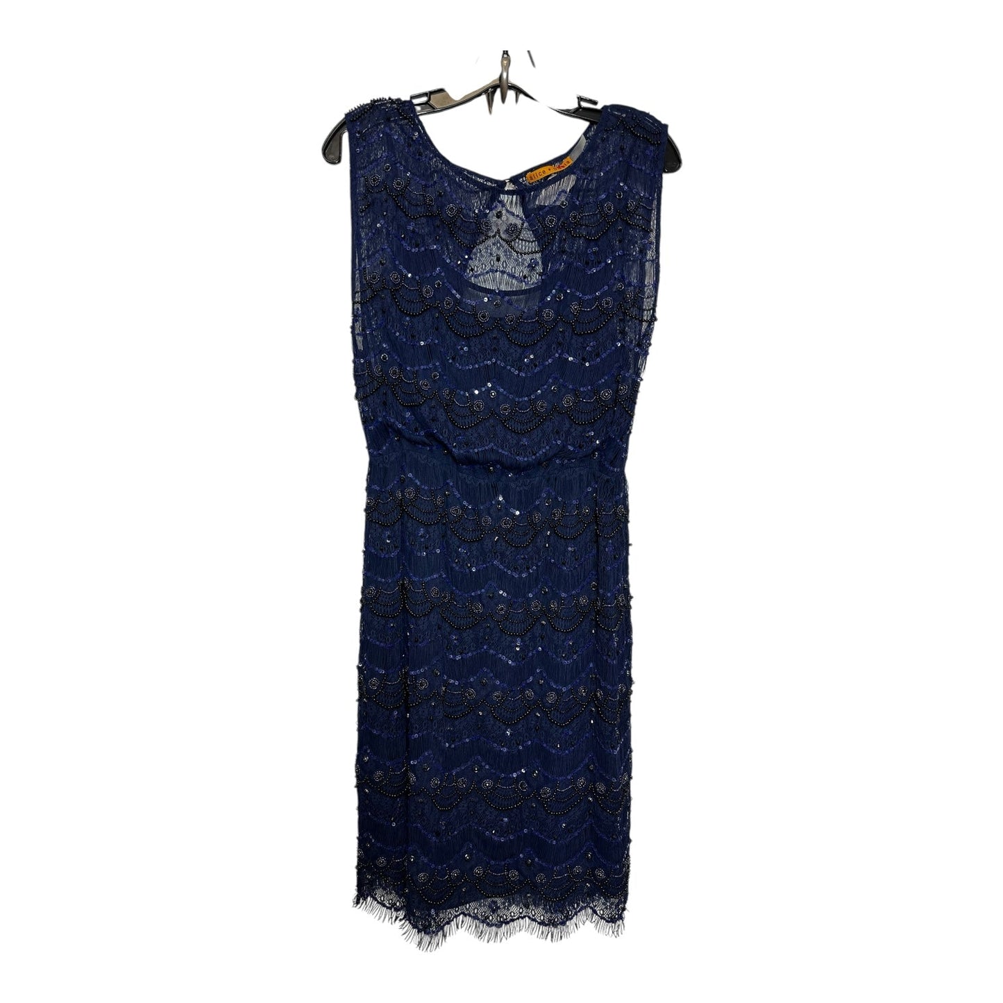 Dress Designer By Alice + Olivia In Blue, Size: S