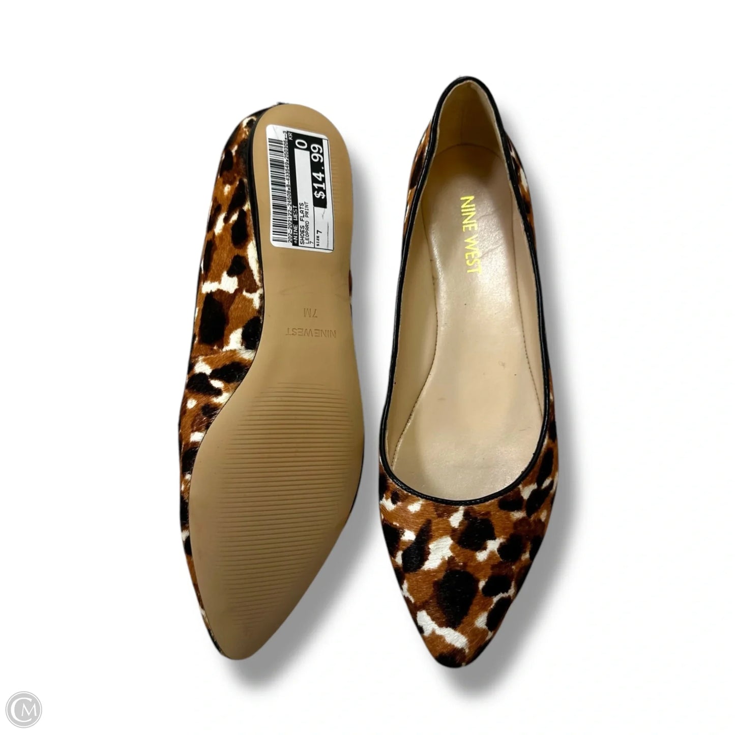 Shoes Flats By Nine West In Leopard Print, Size: 7