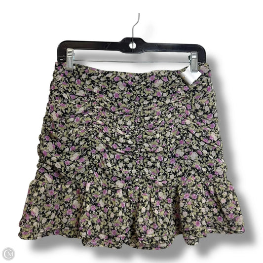 Skirt Mini & Short By Astr The Label In Floral Print, Size: M