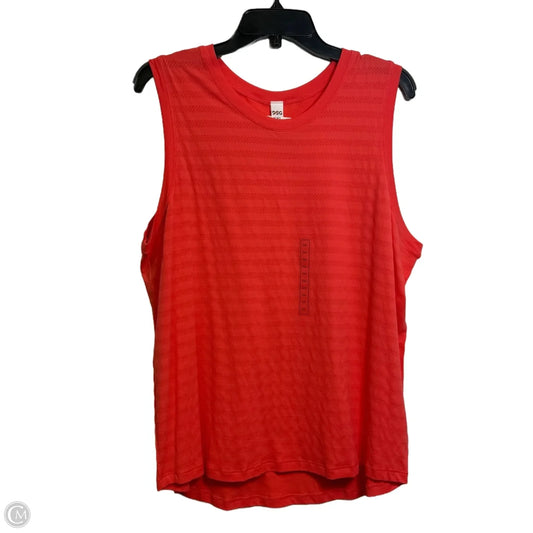 Athletic Tank Top By Dsg Outerwear In Coral, Size: Xxl
