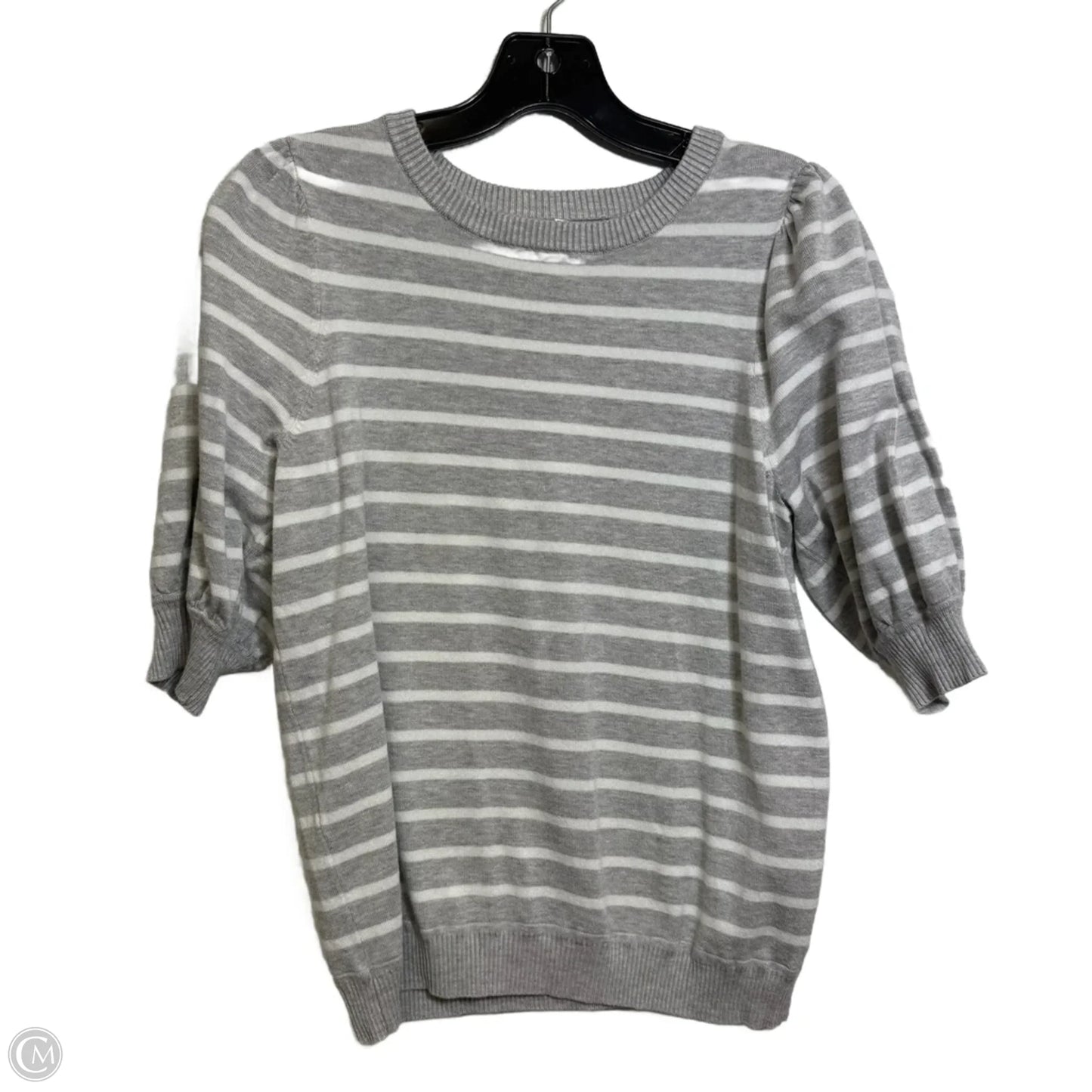 Top Short Sleeve By Marled In Striped Pattern, Size: M