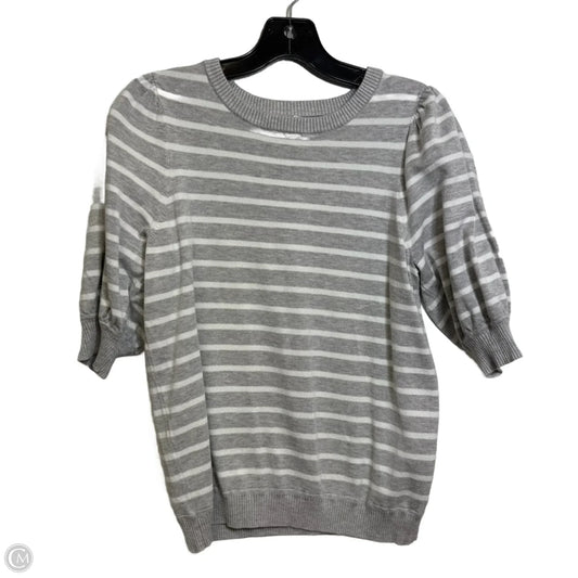 Top Short Sleeve By Marled In Striped Pattern, Size: M