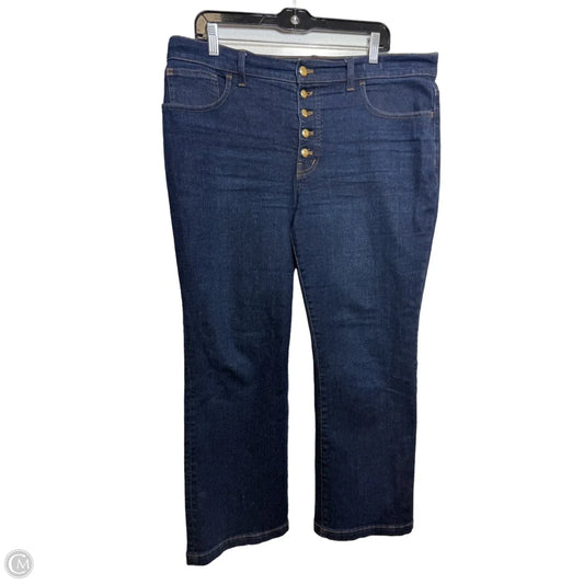 Jeans Boot Cut By Madewell In Blue Denim, Size: 12