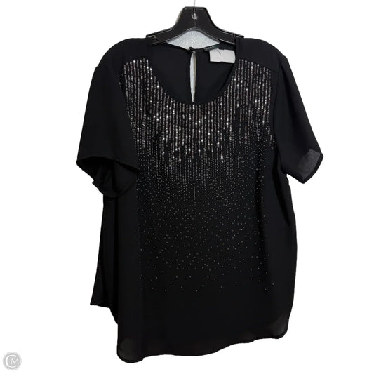 Top Short Sleeve By Torrid In Black, Size: L