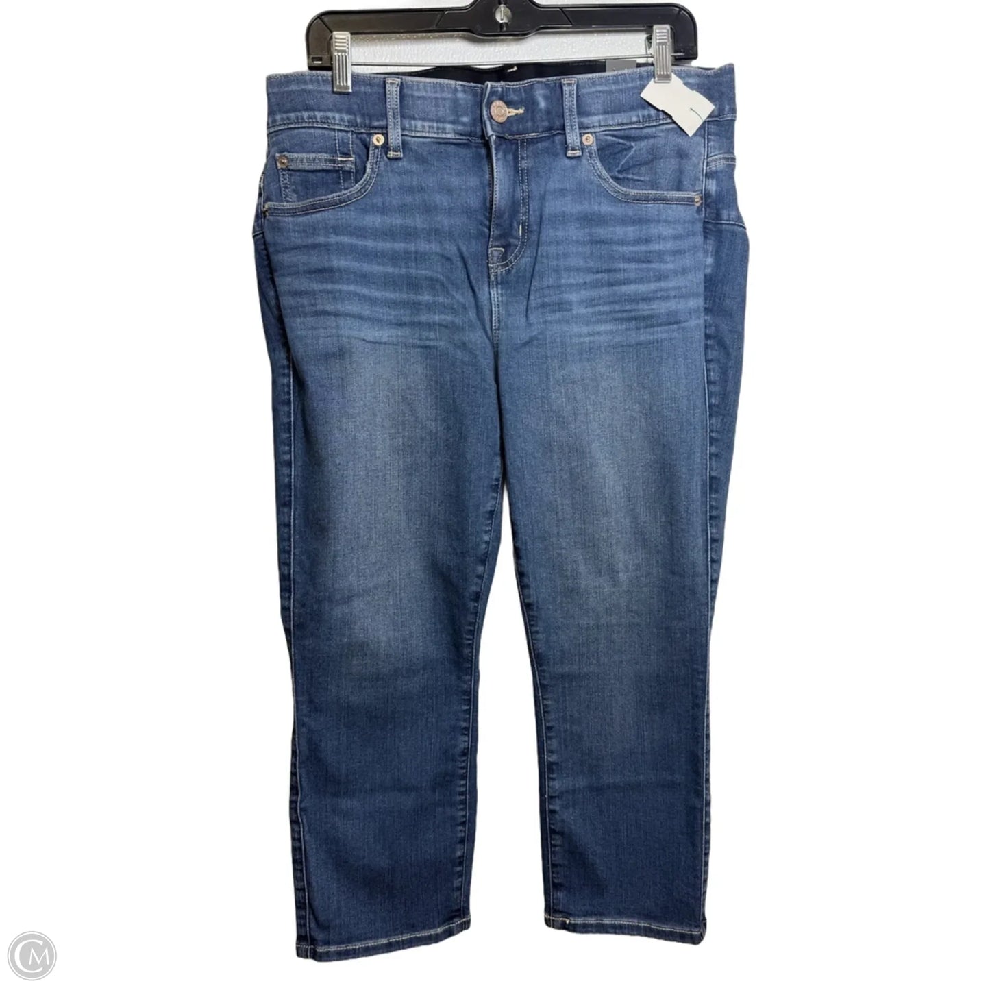 Jeans Cropped By Torrid In Blue Denim, Size: 14