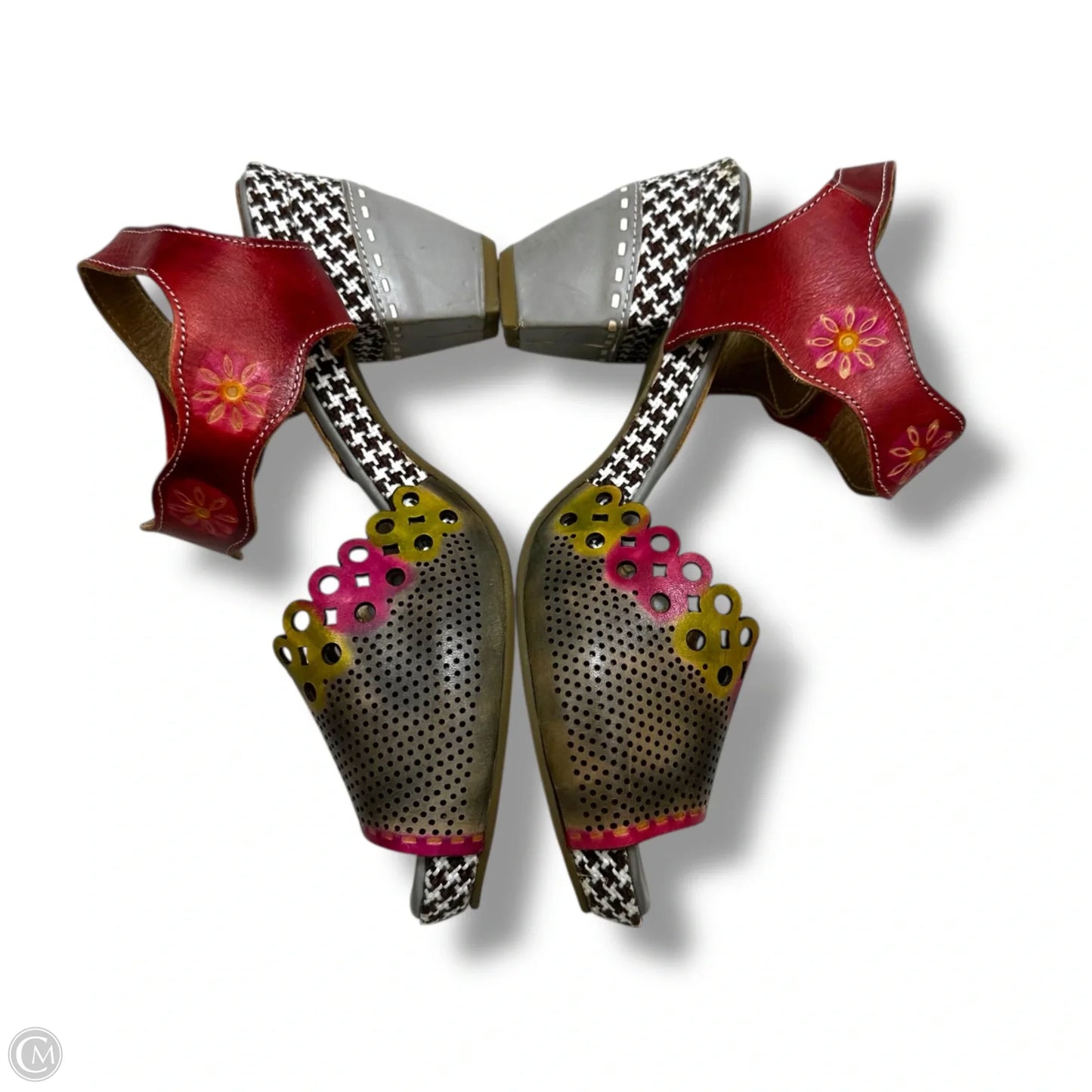 Shoes Heels Block By Spring Step In Red, Size: 9