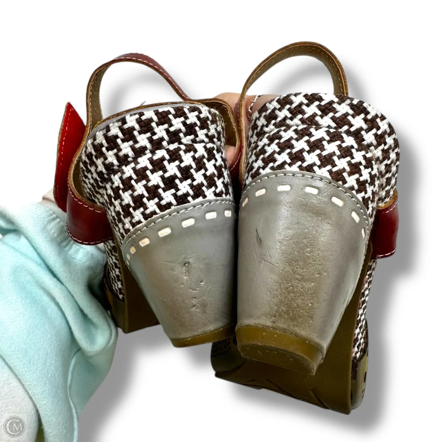 Shoes Heels Block By Spring Step In Red, Size: 9