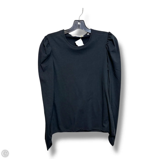 Top Long Sleeve Basic By Rebecca Taylor In Black, Size: M