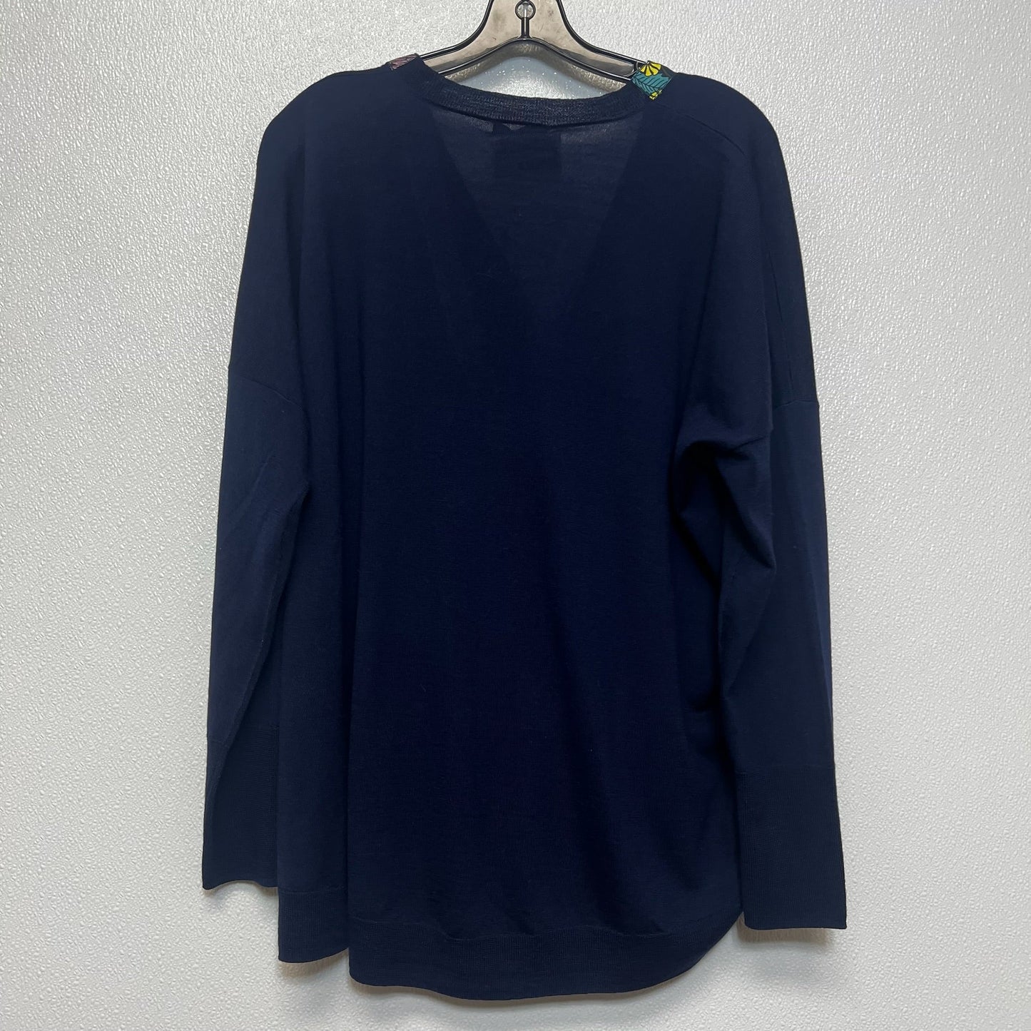 Top Long Sleeve By J Crew O In Navy, Size: Xxl