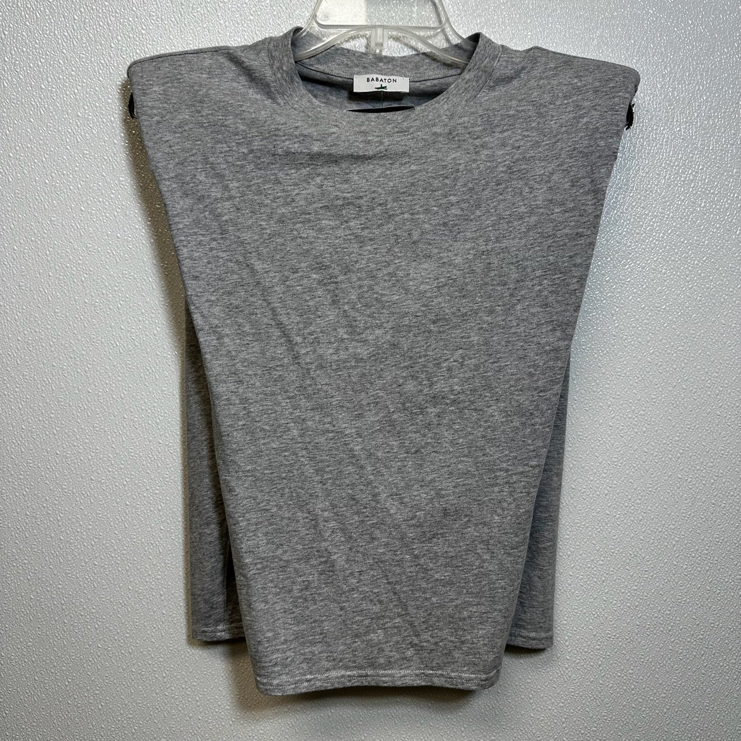 Grey Top Short Sleeve Babaton, Size S