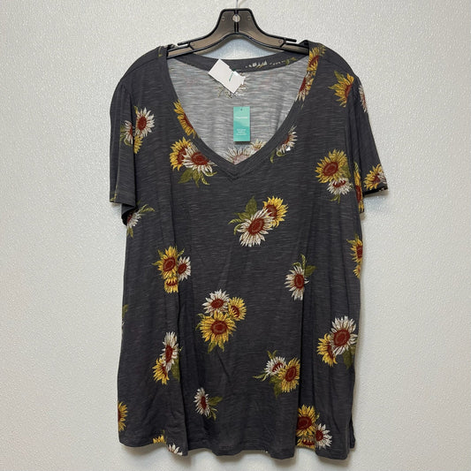 Floral Top Short Sleeve Maurices, Size 2