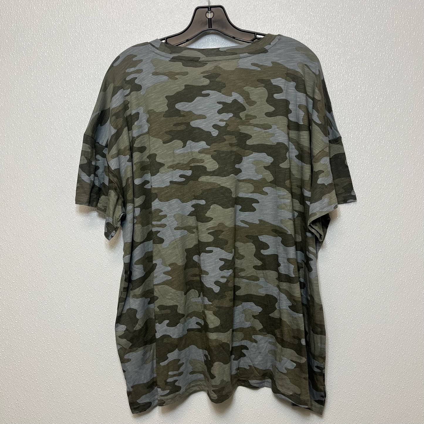 Camoflauge Top Short Sleeve Maurices, Size 2x