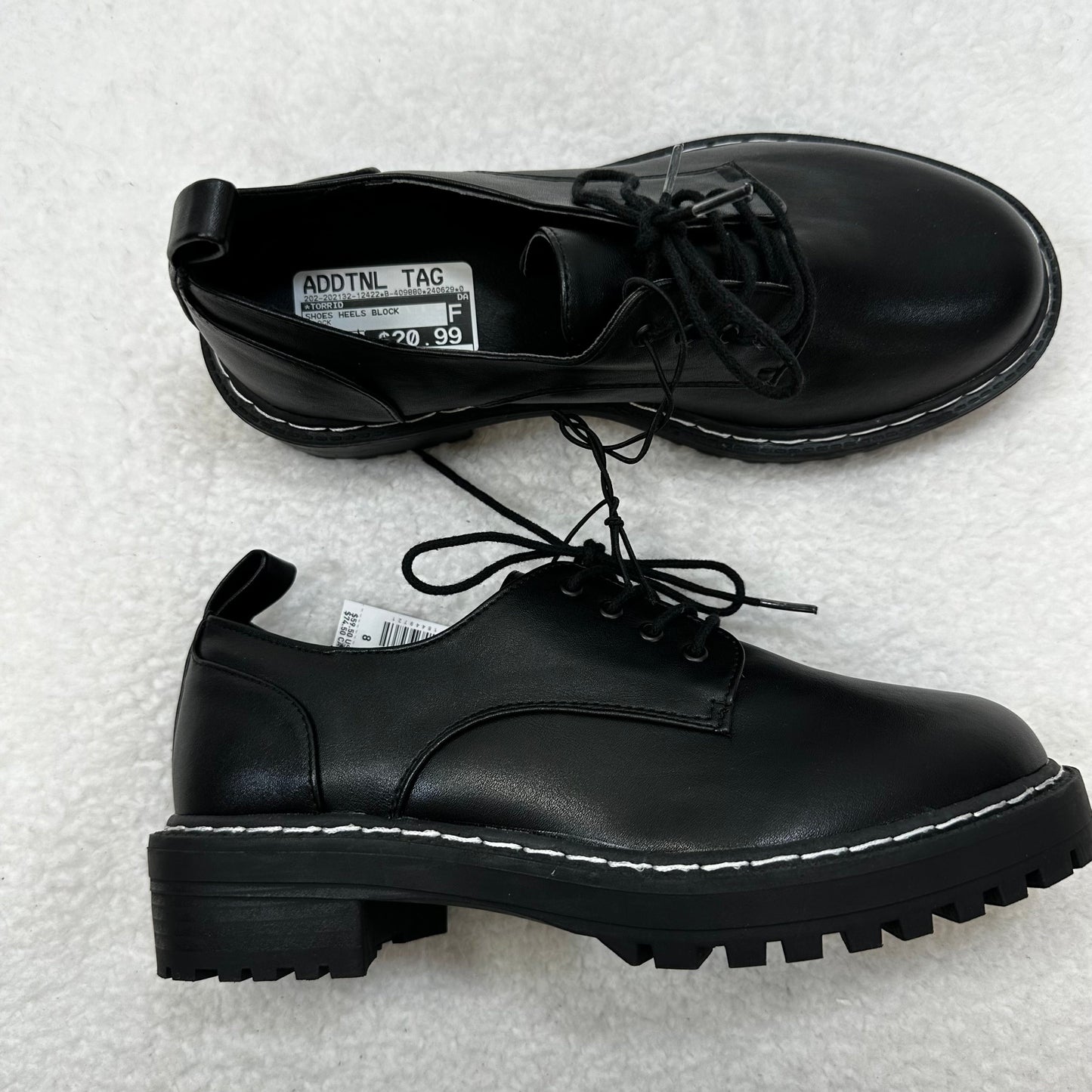 Black Shoes Heels Block Torrid, Size 8