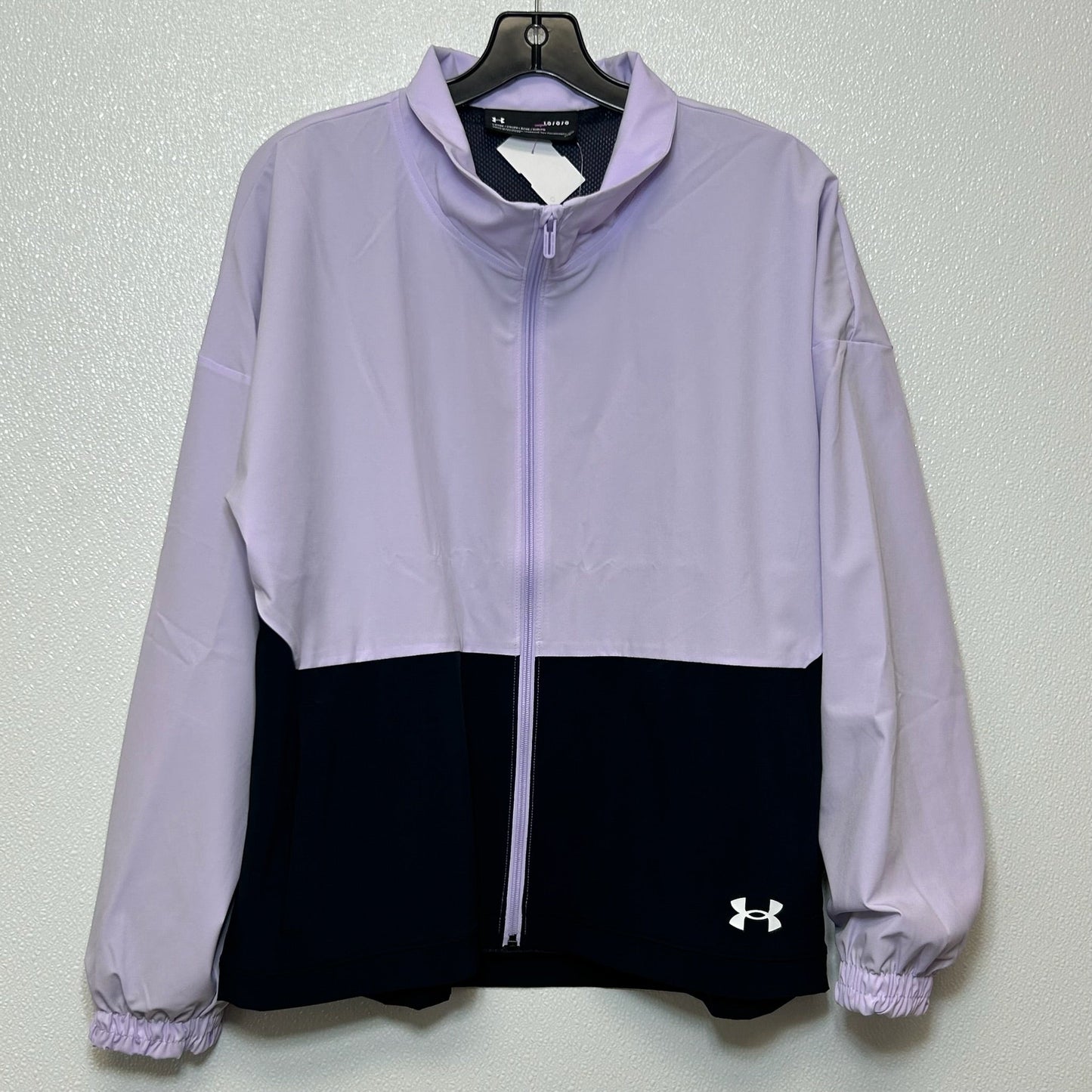 Purple Athletic Jacket Under Armour, Size L