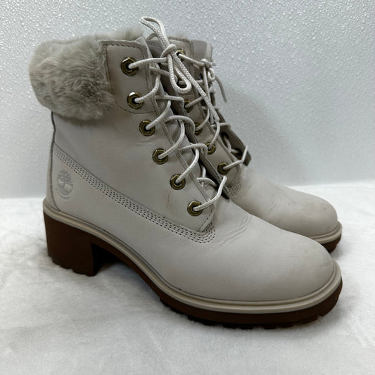 Boots Hiking By Timberland In Off White, Size: 8.5