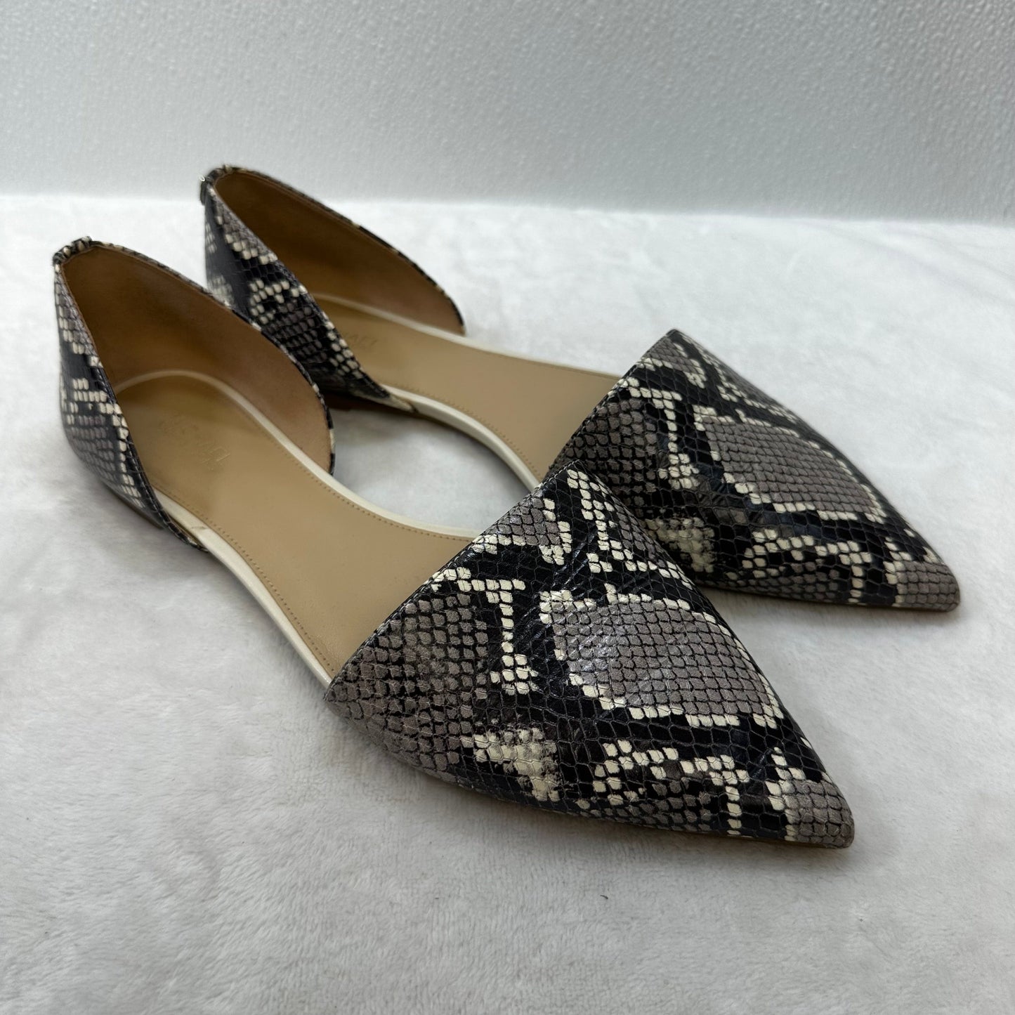 Shoes Flats By Michael By Michael Kors In Snakeskin Print, Size: 8.5