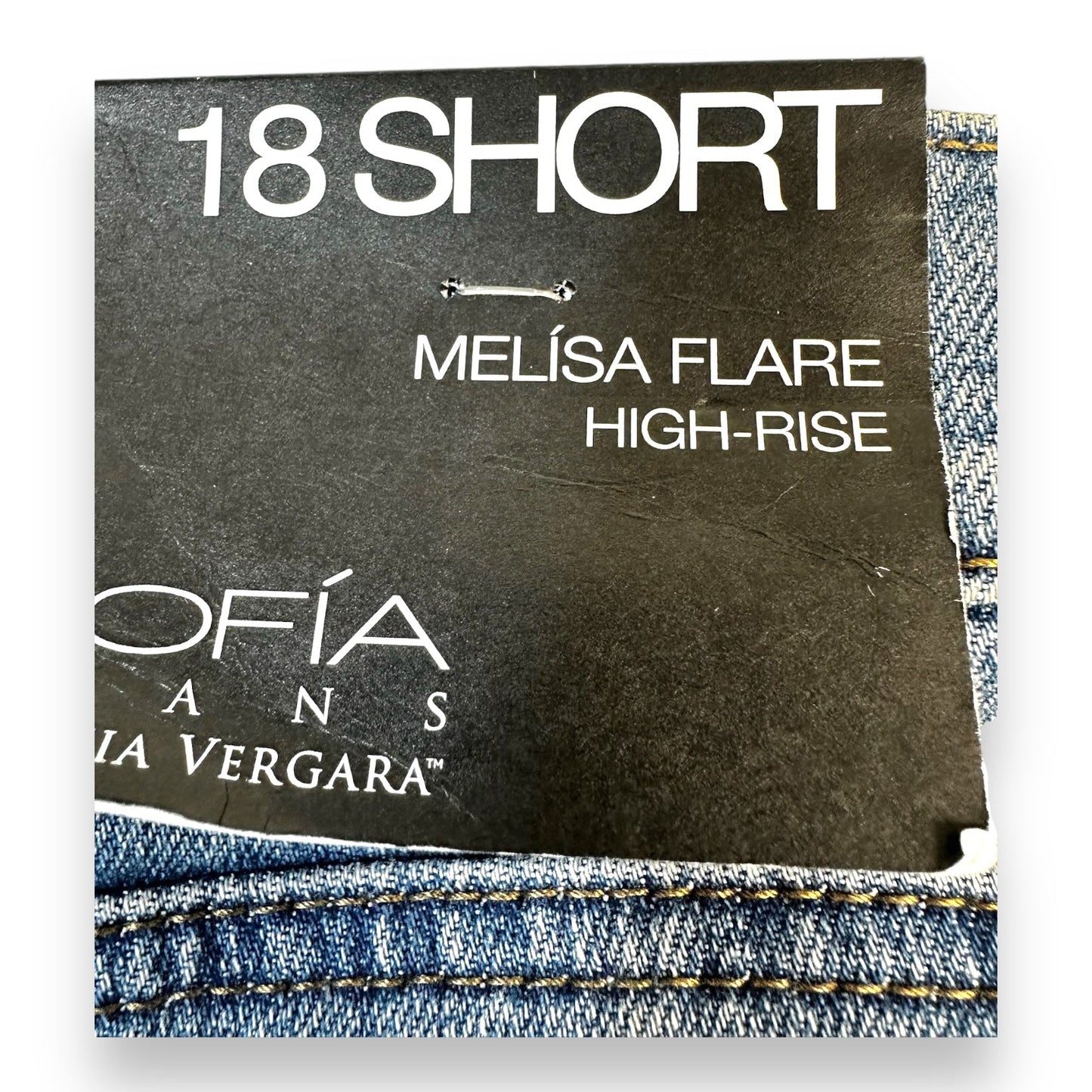 Jeans Flared By Sofia By Sofia Vergara In Denim, Size: 18 Short